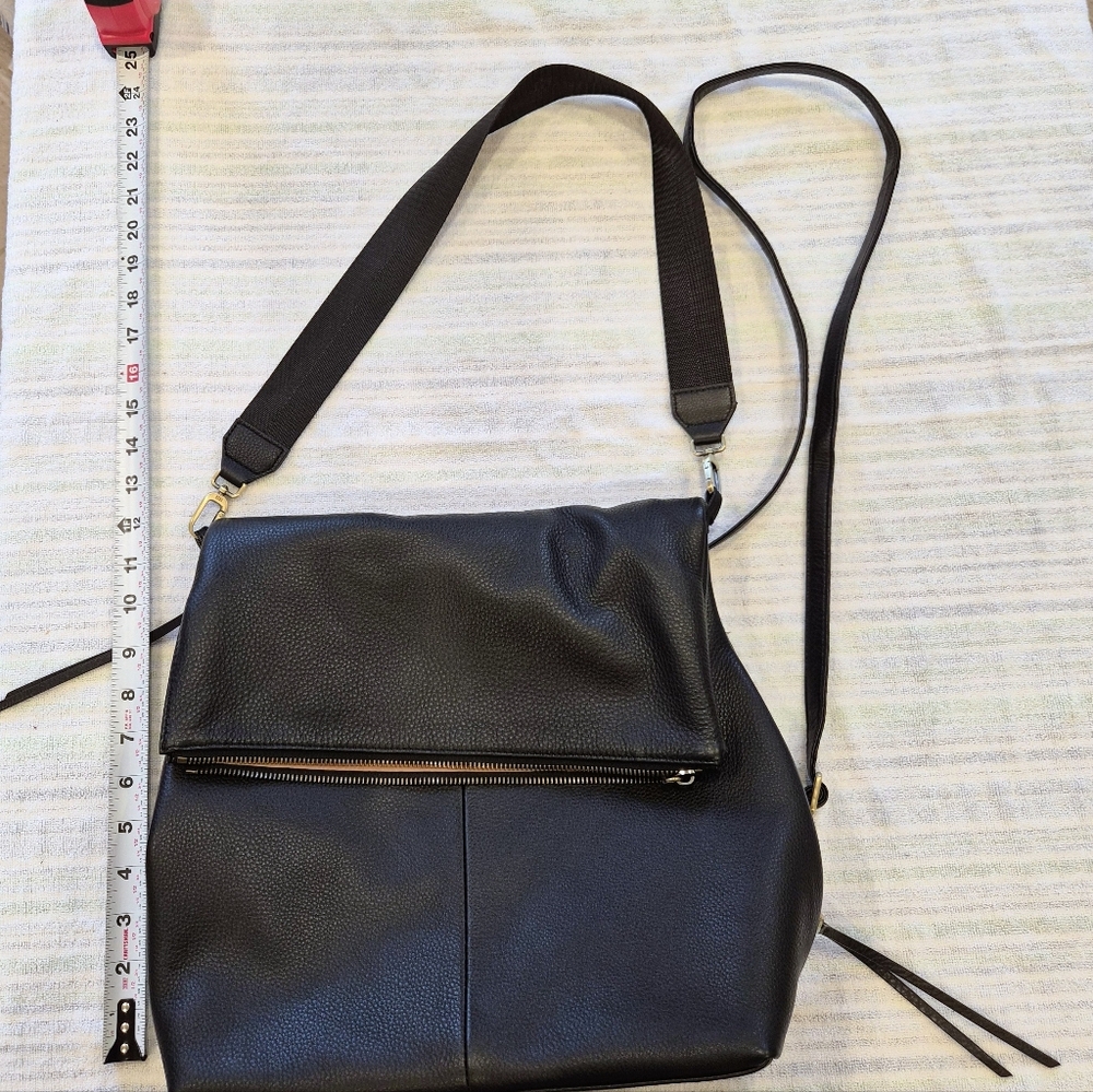 HOBO Convertible Black Leather Backpack/Shoulderbag